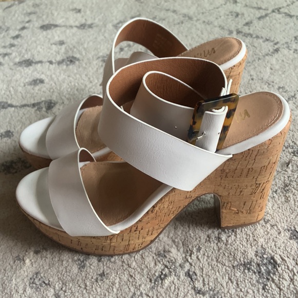 Retro cork platform heel - Picture 4 of 5